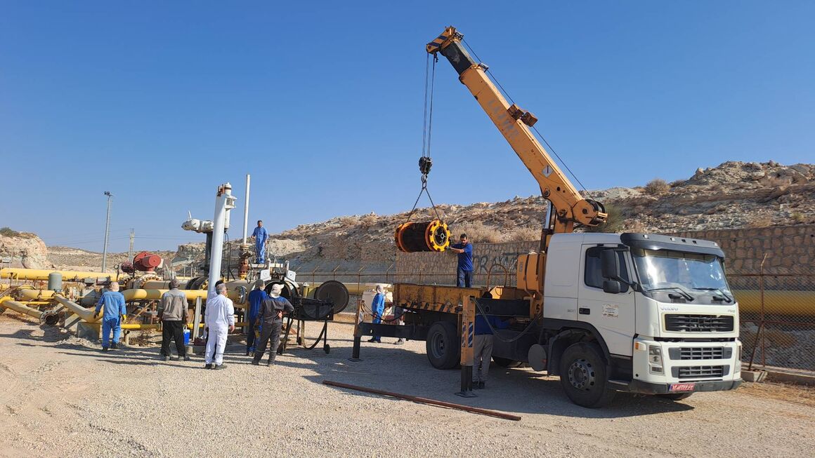 عملیات بازرسی خطوط لوله گاز میدان تابناک به پایان رسید
